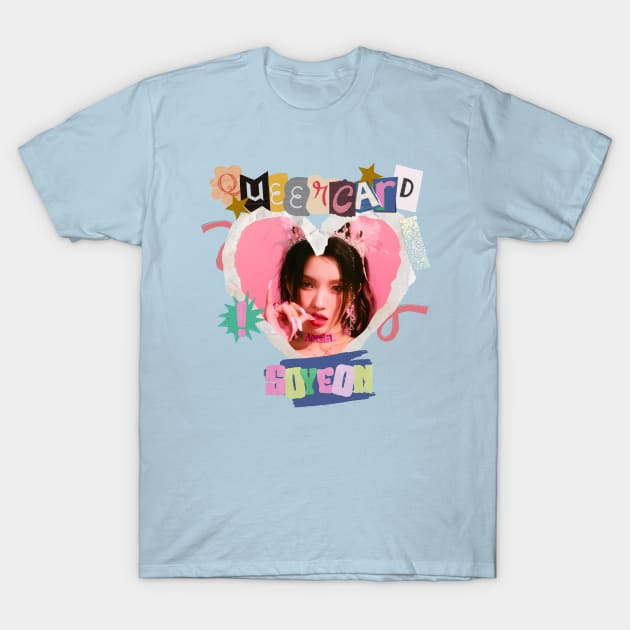 Queencard Soyeon (G)I-dle T-Shirt by wennstore